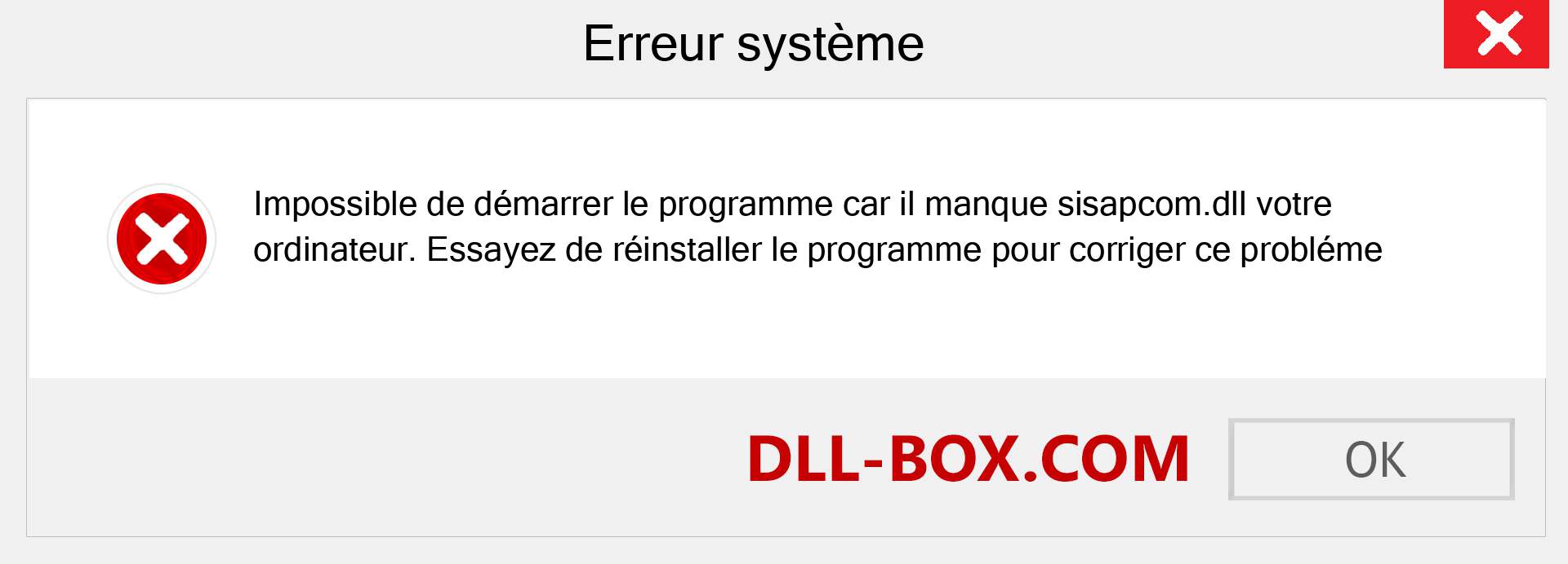 Le fichier sisapcom.dll est manquant ?. Télécharger pour Windows 7, 8, 10 - Correction de l'erreur manquante sisapcom dll sur Windows, photos, images